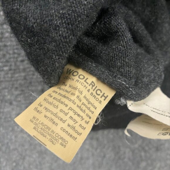 Vintage Woolrich Sweater Adults Medium Gray V-Neck John Rich & Bros Wool Mens - Picture 8 of 12